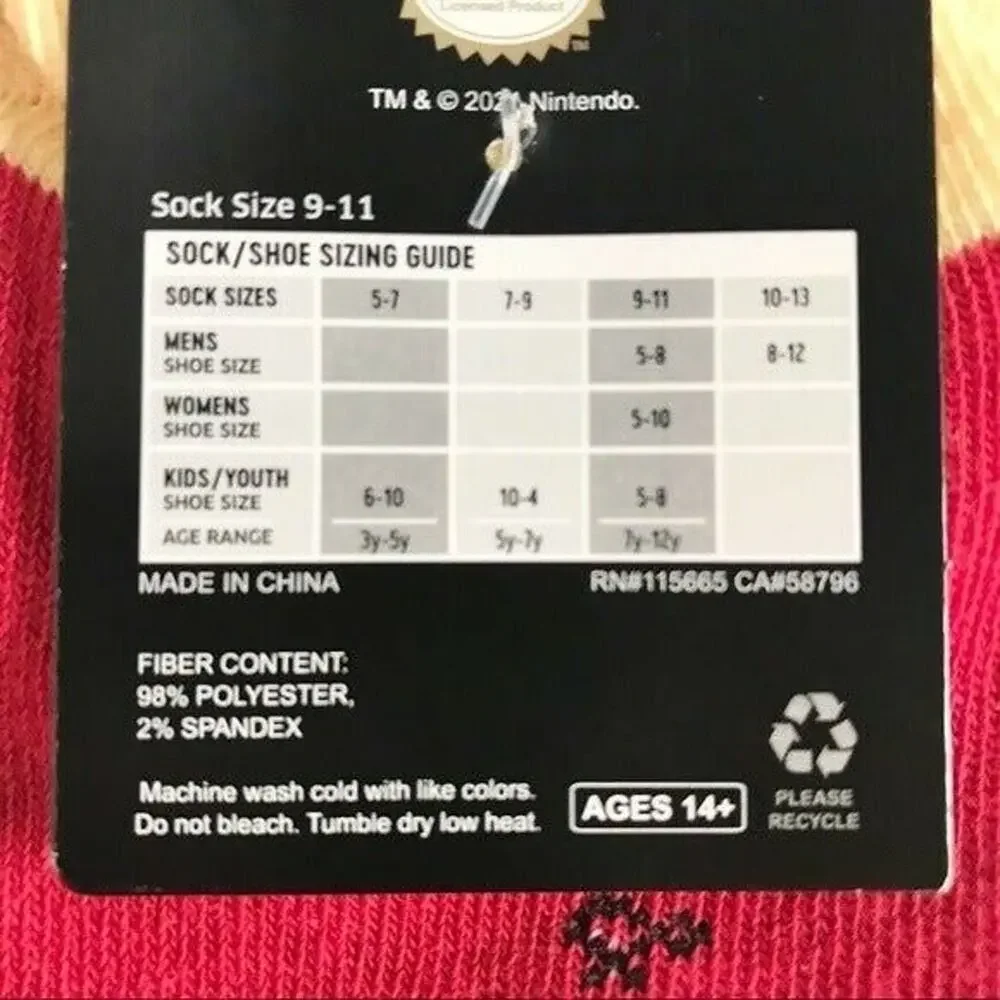 3/$20 Animal Crossing NWT Women's 9-11 Isabelle No Show Socks 5-10 Shoe Nintendo